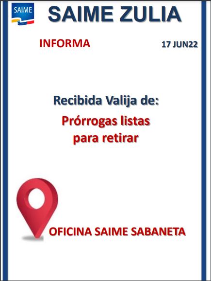 VenezuelaSaime's tweet photo. #EnZulia || Estimado usuario si tramitaste tu #Prórroga de #Pasaporte en la oficina #Saime de #Sabaneta en el estado #Zulia busca en el siguiente listado tu número de cédula y retira tu pasaporte.

¡Usa el tapabocas! https://t.co/AvxJB0XLfy