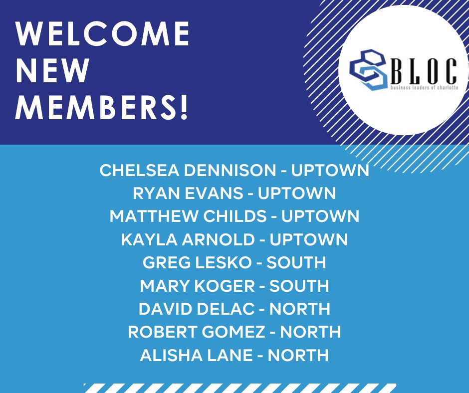 📢📣 Please help us welcome our newest members of the Business Leaders of Charlotte! We are excited to grow our chapters and expand our #networking reach!