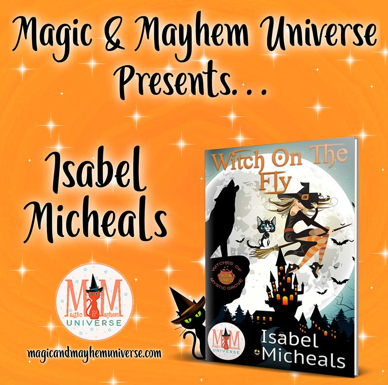 ReadYourWrites's tweet photo. 🧙‍♀️Happy book birthday to @isabel_micheals and WITCH ON THE FLY! 🧙‍♀️ https://t.co/PDuf57Wbju #Fantasy #WitchesofMysticGrove #MagicandMayhemUniverse https://t.co/eAkXL5XZxw