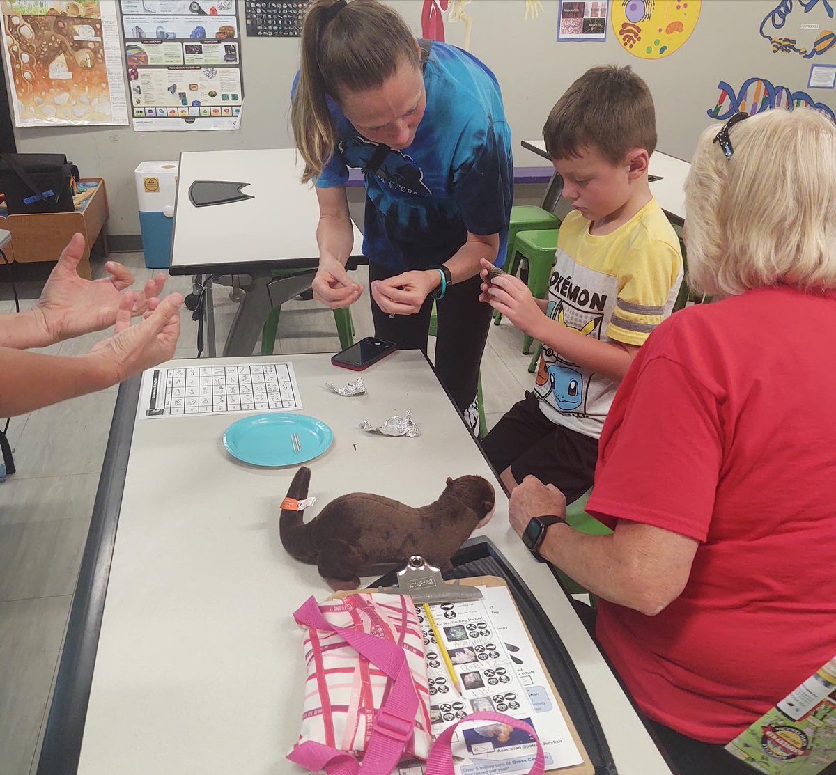 Did you know that owls’ eyes take up 70% of their skull? Or that they have asymmetric ears? We learned these and other cool owl facts from Friday’s guest speaker, Pam Torlina of <a href="/consrvgcarolina/">Conserving Carolina</a> ! Stay tuned for our upcoming July guest speakers!
#AshevilleScience