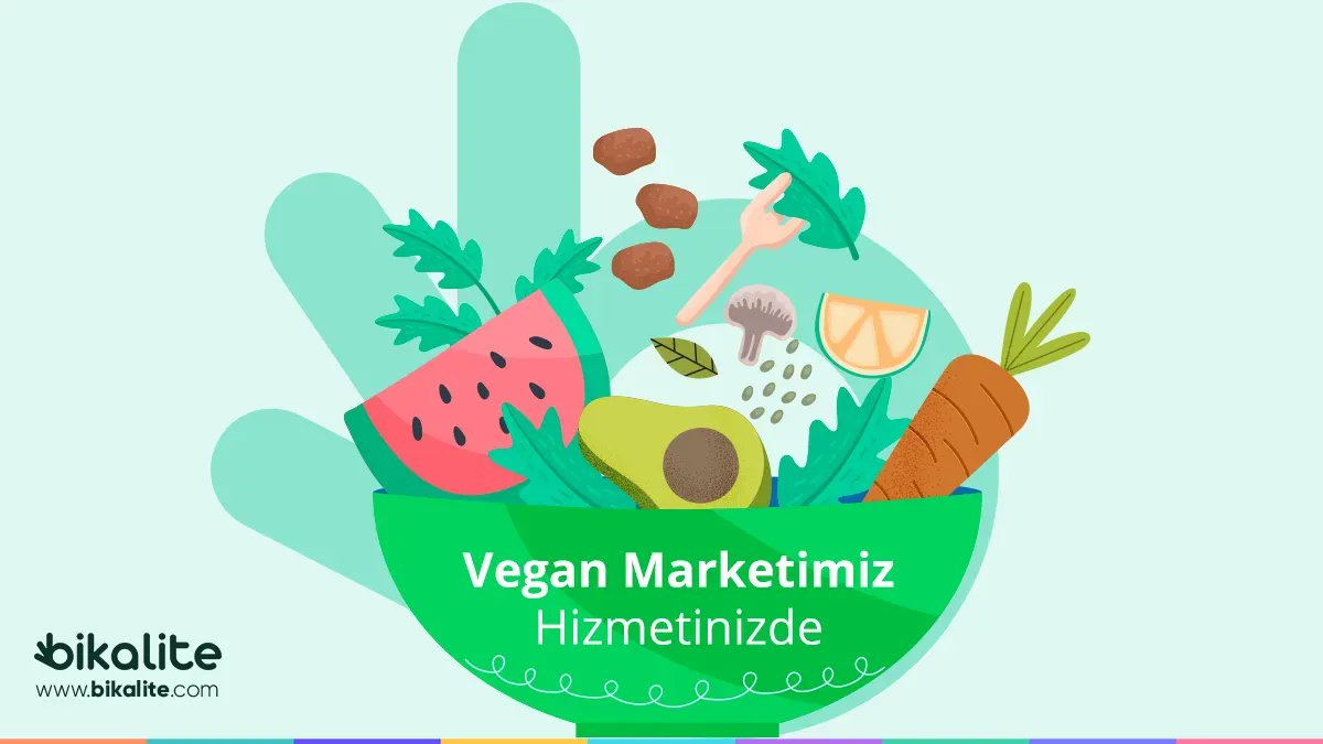 📣🎉 Vegan ürünlerin yer aldığı yeni konsept marketimiz ile hizmetinizdeyiz. Yeni ürünler ile büyümeye devam edeceğiz. Takipte Kalınız!👌 🛍️ 💚 #Bikalite #Vegan #Veganfood #Organik