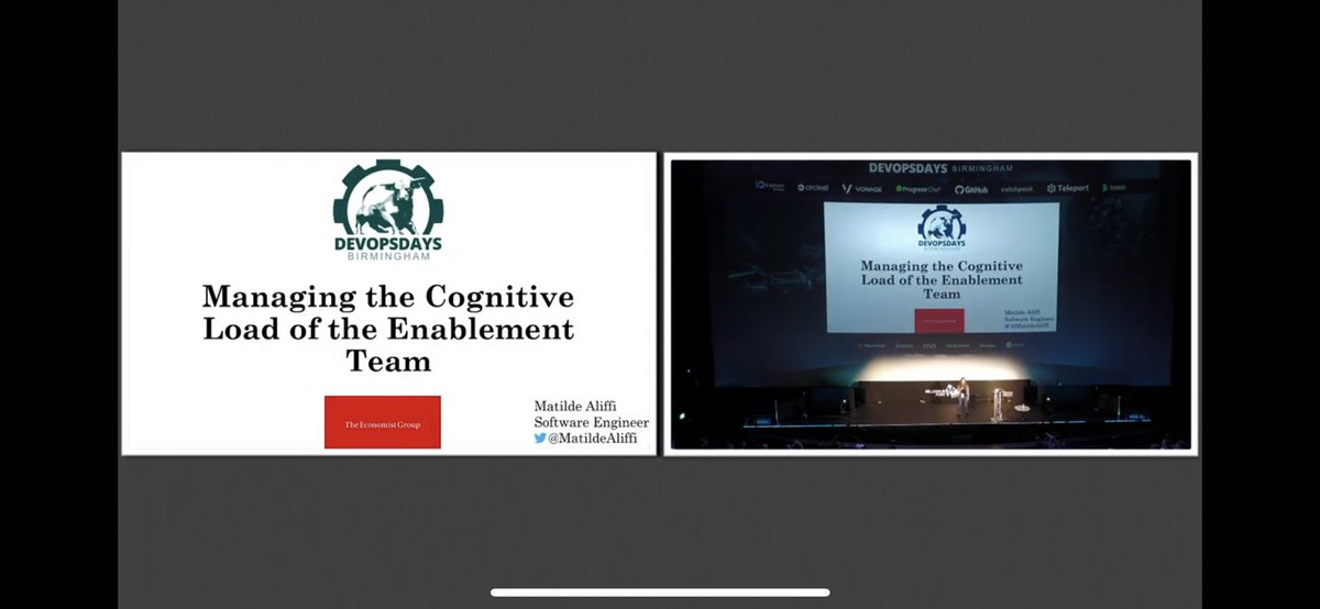 🎥The recording of my talk @devopsdaysbrum on managing the cognitive load of the #enablement team is now available on YouTube: youtu.be/j9XB2O4eKkw Thank you again to the fantastic conference organisers