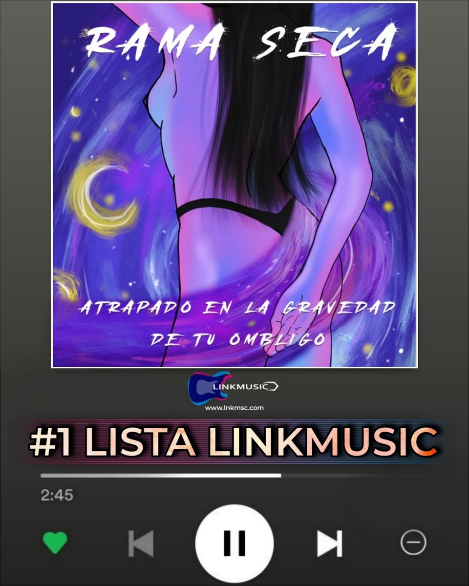 #PLAYLIST SEMANAL #LINKMUSIC
Rama Seca
 
 y su tema "Derrotado una vez más"

Además de:
@rickhomusic 
@mala_spina
<a href="/flopper_/">Fernando López</a>
<a href="/las_wonder/">Las Wonder</a>
<a href="/delaireband/">delaire</a>
<a href="/LuisMeraLucky/">Luis Mera Lucky</a>
<a href="/Teleclubb/">TELECLUB</a> 
Valiente Bosque
<a href="/el_buen_hijo/">EL BUEN HIJO</a> 
 
spoti.fi/3QLV9RR ◁◁

Comparte! 🔁

#musica #spotify