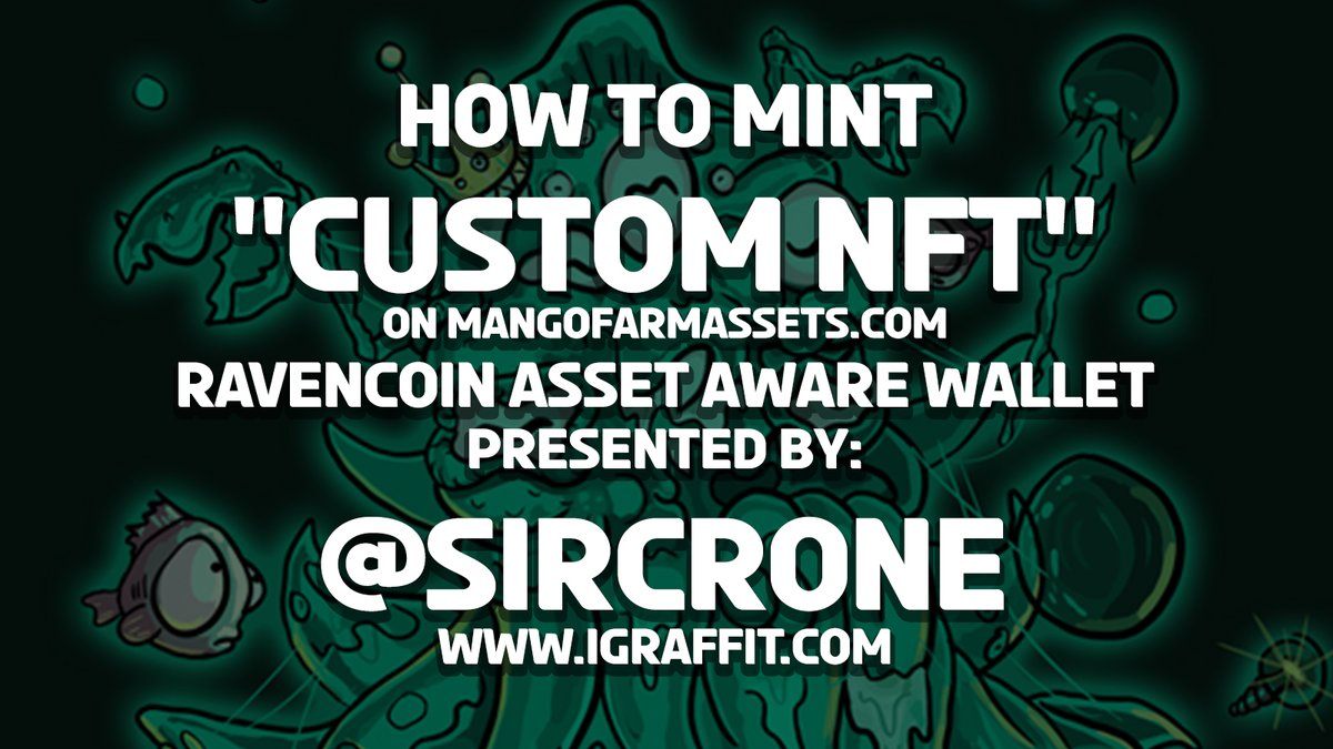 sircrone's tweet photo. For those of you patiently waiting for my @MangoFarmAssets Custom NFT Asset Minting process.
https://t.co/l8NMH5eapX
@TheMine1500 @NFTRVN Look at which NFT I used as an example ;) #meTADAta TeeHee
#RVN #NFT #NFTS #RAVENCOIN #CUSTOM #CUSTOMNFT #CUSTOMASSET #MINTING #MINTINGNFT https://t.co/GeVuqLDC6U