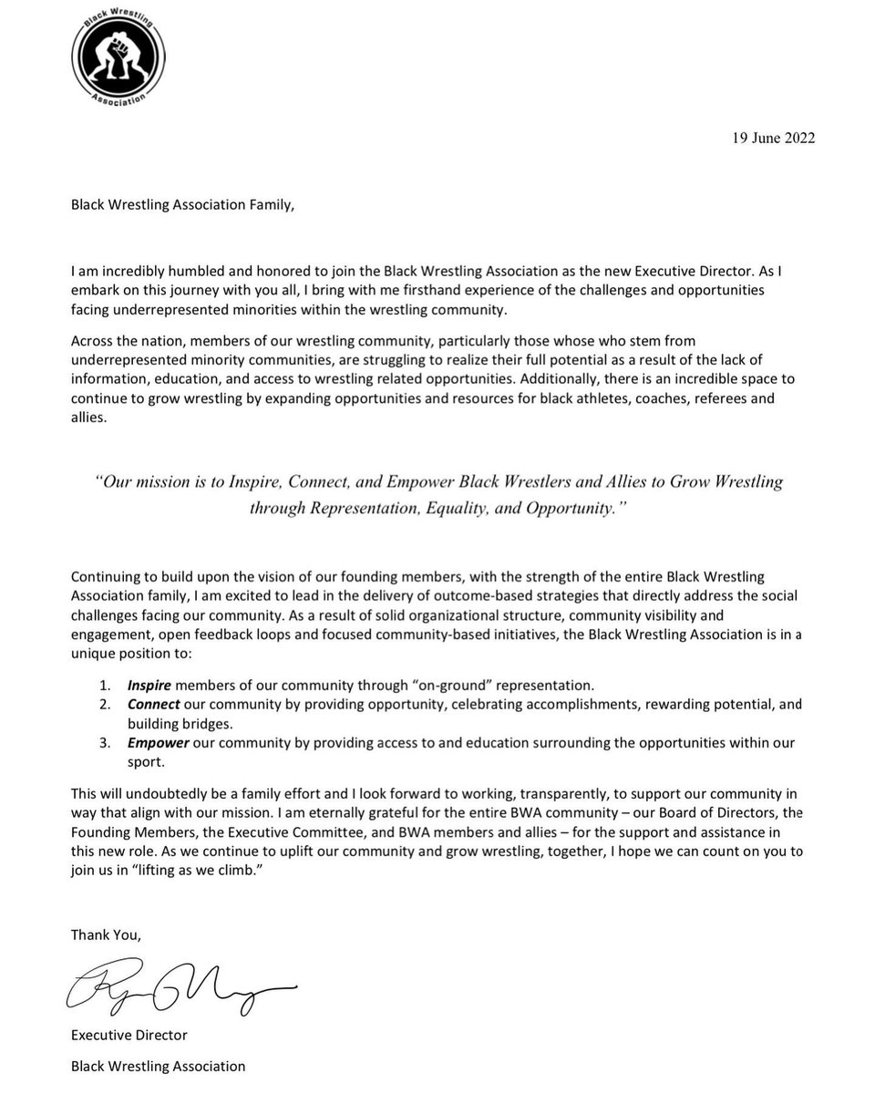 Black Wrestling Association tweet media