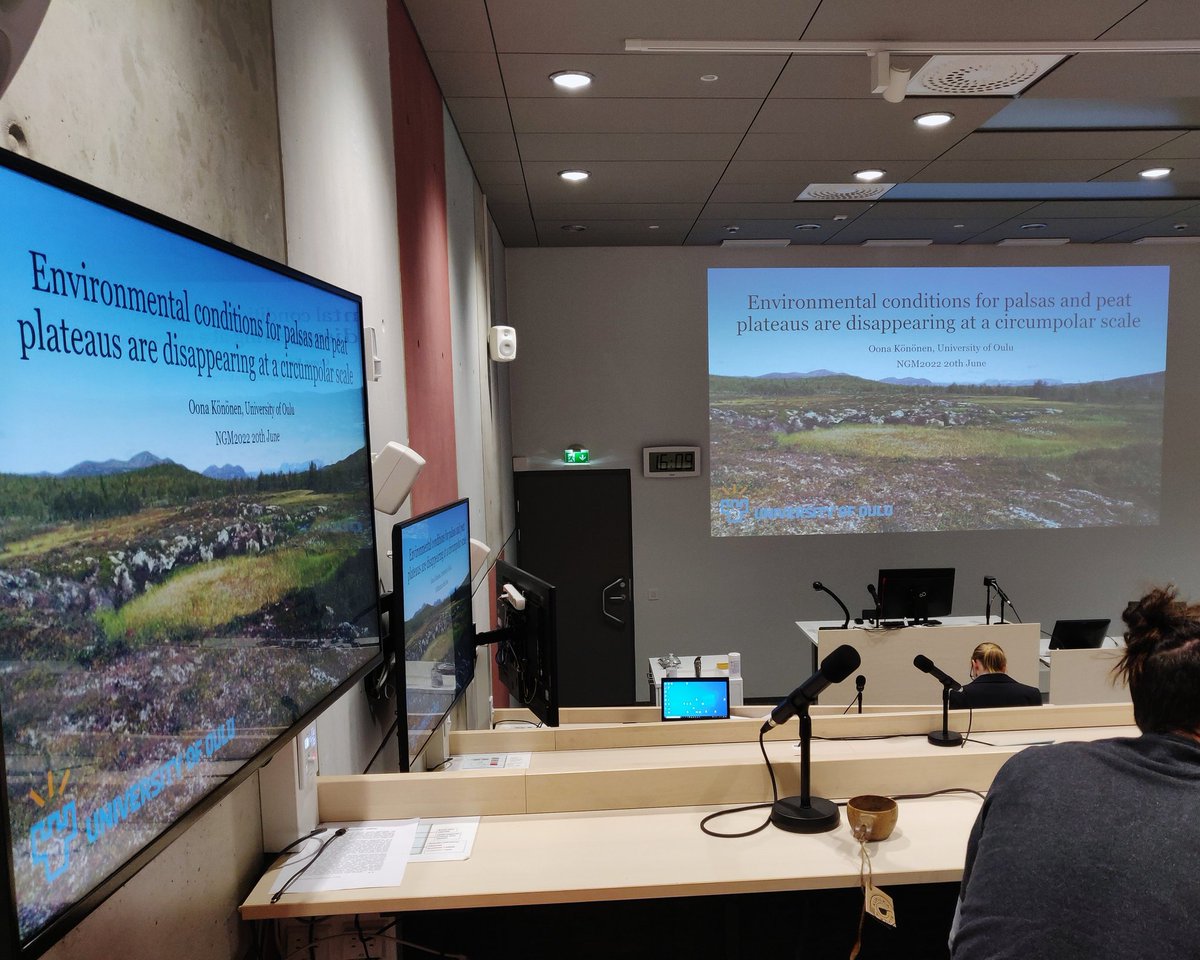 Presented for the first time own reseach at #NGM2022 @UniEastFinland 🎊

#Joensuu @geobiodiv