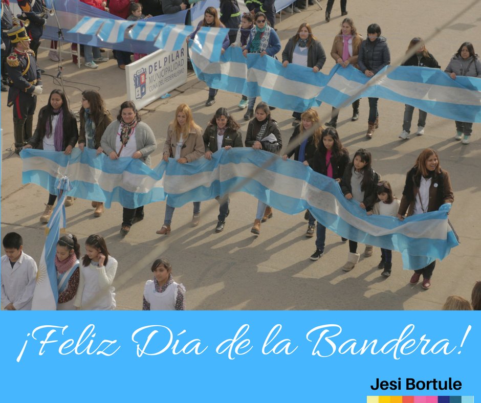 #DiaDeLaBandera 🇦🇷
Nos une, nos llena de orgullo, nos representa... que el legado de #ManuelBelgrano nos guíe para que juntos podamos transformar nuestro país! 💙