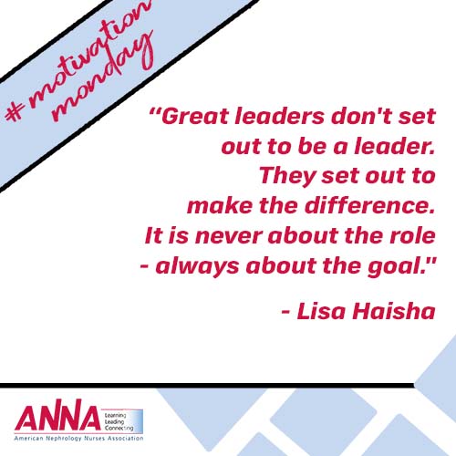 Leaders need goals to lead a team and make a difference.

#MotivationMonday #ANNALeadershipCommittee #NurseLeaders #MakeAdifference #leadergoals #reachinggoals