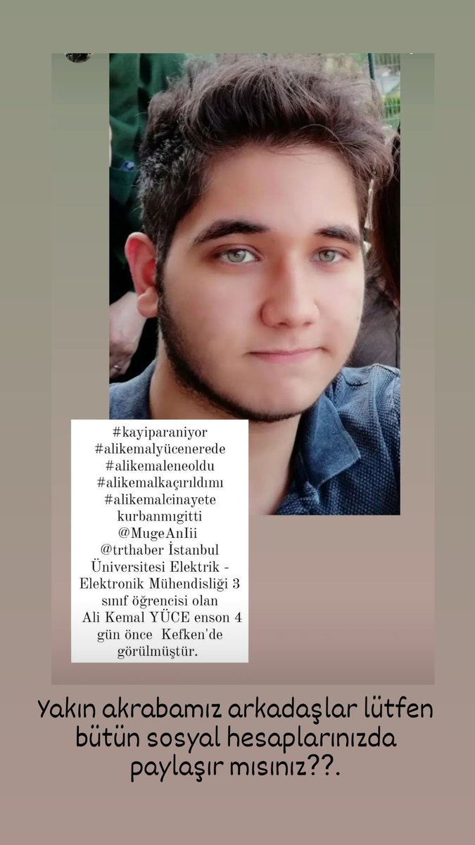 kenanarik38's tweet photo. #alikemalbulunsun #alikemalnerede https://t.co/76aDubb0e3