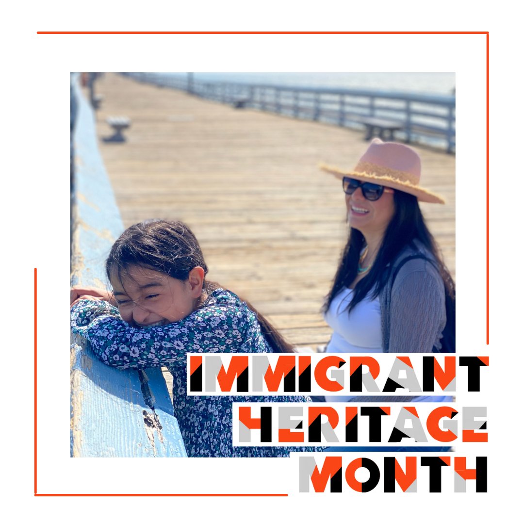 'I #CelebrateImmigrants because we are powerful. We are resilient & our dreams are unstoppable. I want for my daughter to see that each of her identities are valued the same. American. Mexican. Lebanese. To enjoy all that makes her unique. And uplift her dream of a joyful world.'