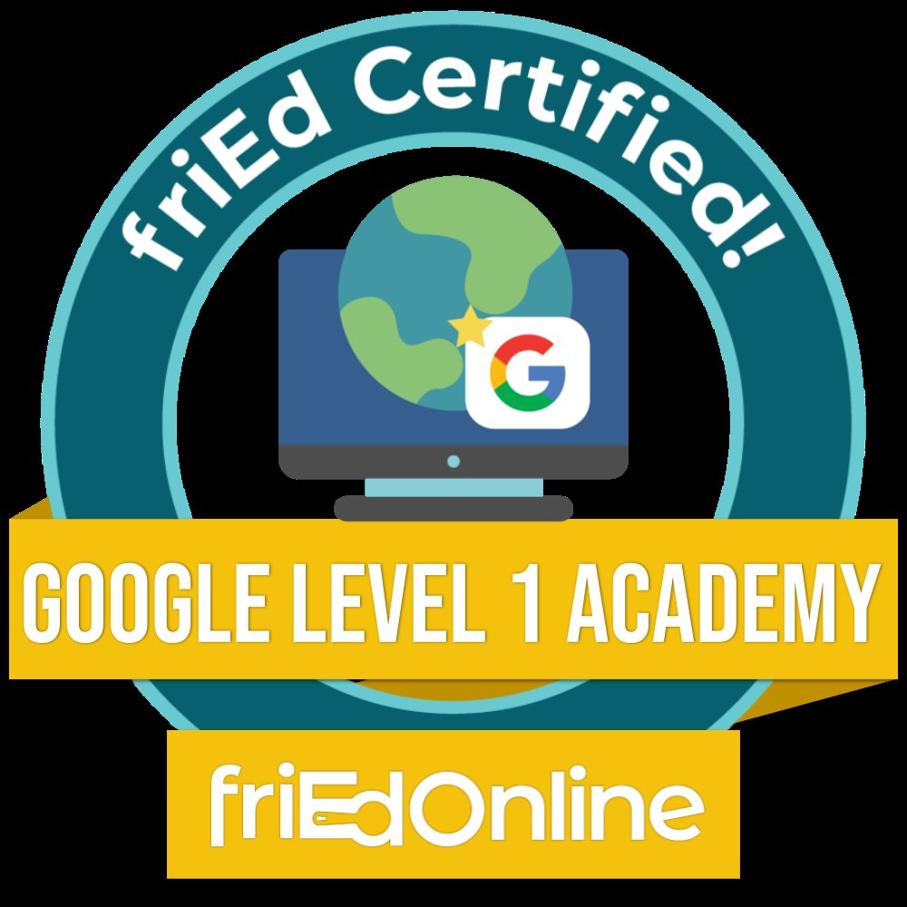 Summer Learning!! I will be taking my Google Level 1 Certification Test later this week!! #edtech Thank you <a href="/B_OutoftheBox/">Brooke Lowery</a> for the great course!! <a href="/friEdTechnology/">friEdTechnology Team</a>