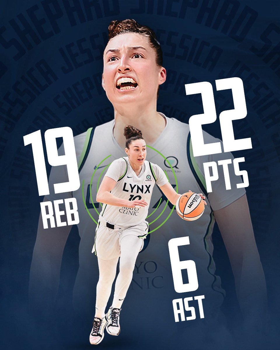 second player in WNBA history with this stat line in a single game 🔥