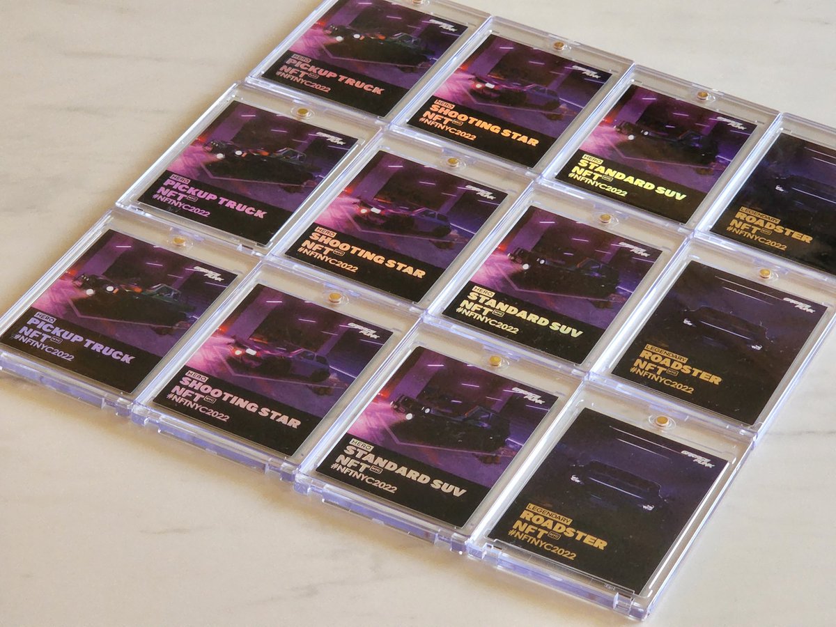 ArtistMrMute's tweet photo. Collectable NFT cards from https://t.co/iQMRcbiXw0 ! I am here in https://t.co/9mcoWske3k to distribute them!

#NFTNYC #NFTNYC2022 https://t.co/C7Il8V6nUm