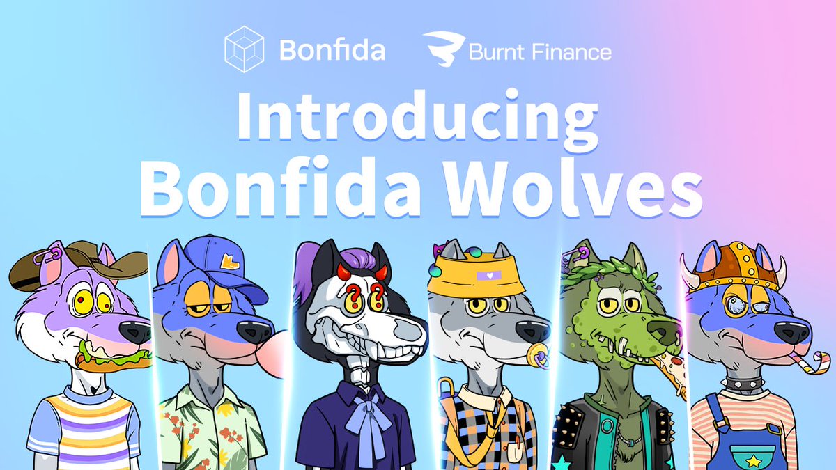verona_dev's tweet photo. We've partnered with @bonfida to help them launch the #BonfidaWolves NFT collection🐺

Want to become a Wolf of Web3? 

Watch the intro video, like, RT, follow @BurntFinance and @bonfida, and comment your SOL address for your chance at a WL spot! https://t.co/OYMX81rg0j