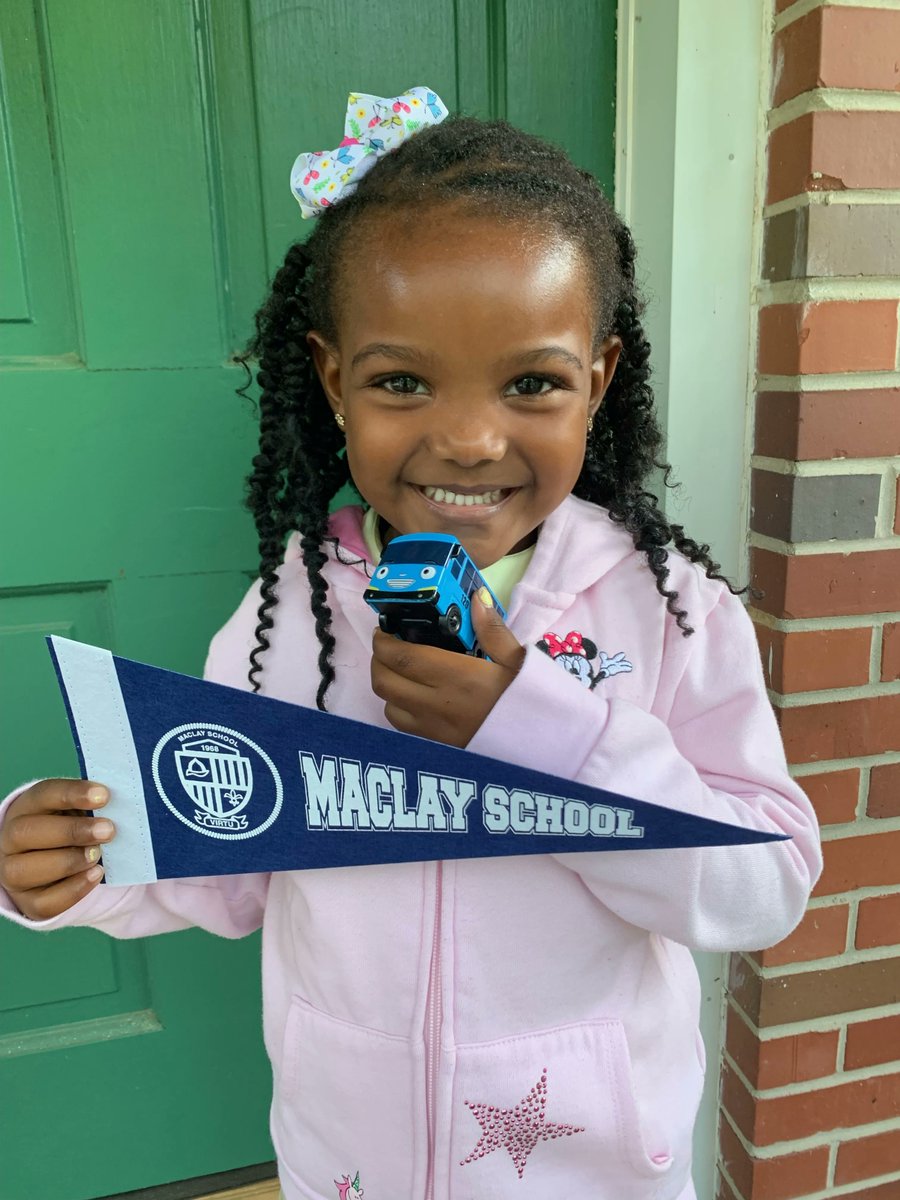 Maclayschool's tweet photo. Boom! We are thrilled to have McKenzie join the Pre-K4 class this fall. She is outgoing, loves school and sports—we just know you will be right at home. Welcome to the Pre-K, McKenzie!
#marauderwelcome #marauderwelcome2022 #maclayPrek #minimarauder https://t.co/Qm1XZL6Qd9