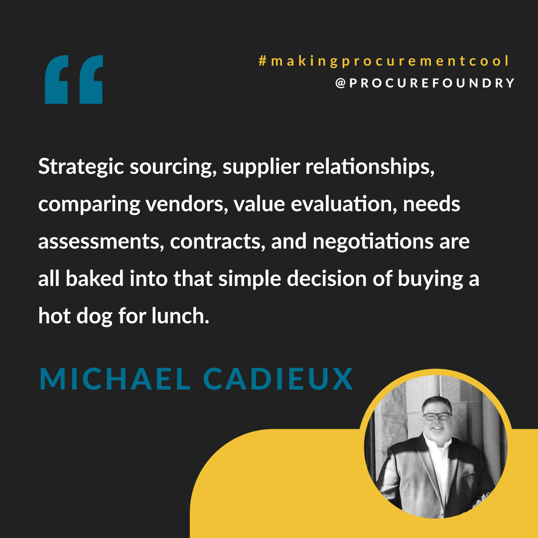 procurefoundry's tweet photo. How does a trip to 7-Eleven become a valuable lesson in everything you need to know about #procurement?
Check out today's article, where Mike Cadieux shares his thoughts. ▶️ https://t.co/b8kflHbolU
#makingprocurementcool https://t.co/zQ79afdVLs