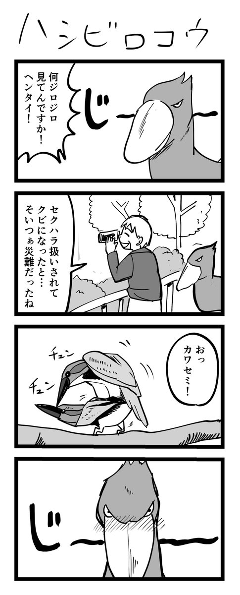 #4コマプルタルコスの会
ハシビロコウ 