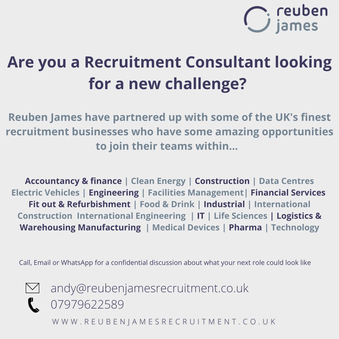 Looking for a new role? Look no further...