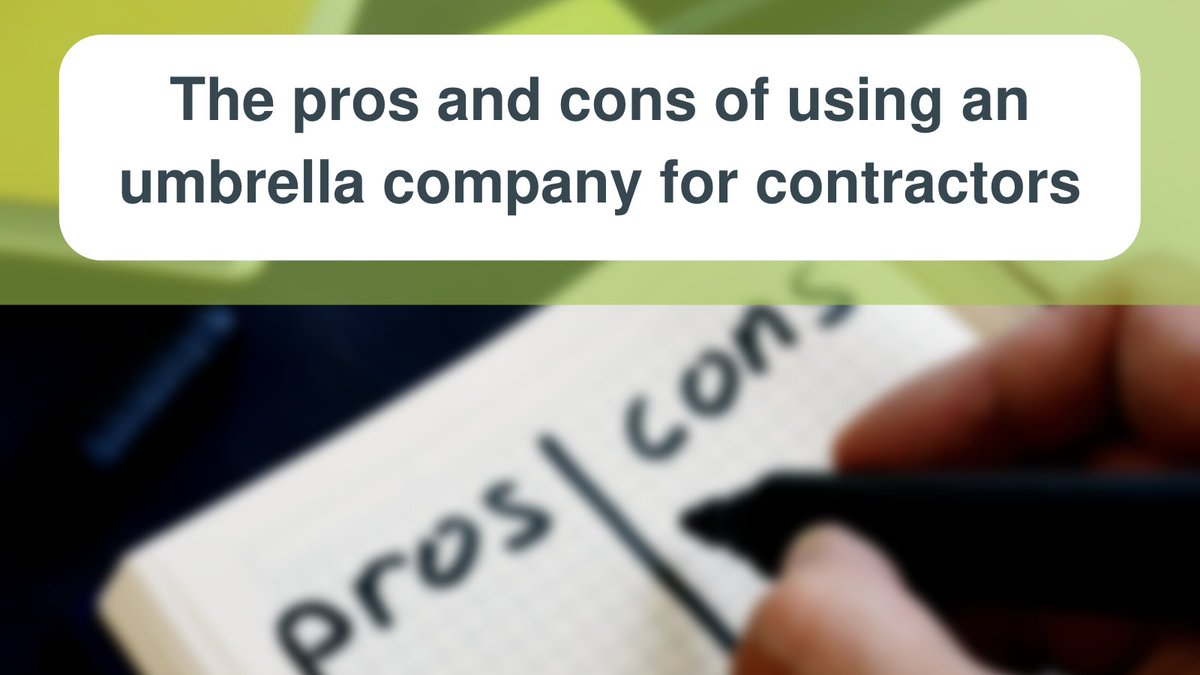James Poyser at <a href="/inniaccounts/">inniAccounts</a> &amp; <a href="/offpayroll/">offpayroll.org.uk - find fairer IR35 clients</a> gives us an overview of the benefits of umbrella companies, and the many (many) aspects to beware here: bit.ly/3O9FycK

#umbrellacompany #contractors
