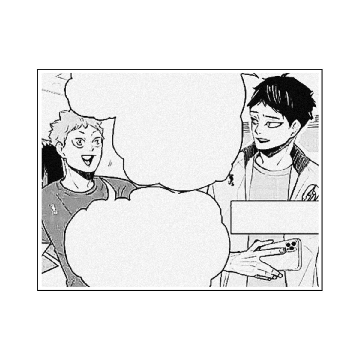 ป๊อบอัพแจ้งเตือนวันเกิดของเพื่อนในโซเชียลมีเดียปรากฏบนหน้าจอล็อคสกรีน หัวคิ้วของจิ้งจอกหนุ่มแห่งไรจินยกขึ้นเล็กน้อยอย่างนึกสงสัย ก่อนจะได้รับคำตอบในเวลาต่อมา

เพราะได้ถ่ายรูปกันอยู่บ้างตอนรวมทีมวีลีกแมตช์พิเศษ สึนะเลยไม่ต้องลำบากหารูปนัก

𝘀𝘂𝗻𝗮.𝗿 : HBD 🎉🎂👍🏻 w/HINATA SHOYO