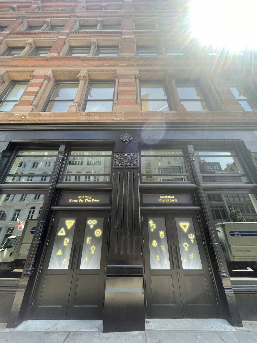 ENTER THE RUNIVERSE PARTY TONIGHT!!!  29 West 23rd st. Doors @ 8, rage until 2am.  Performance at 10. Open bar and food. Everyone welcome. Time to show the world how Wizards do 🚪🪄