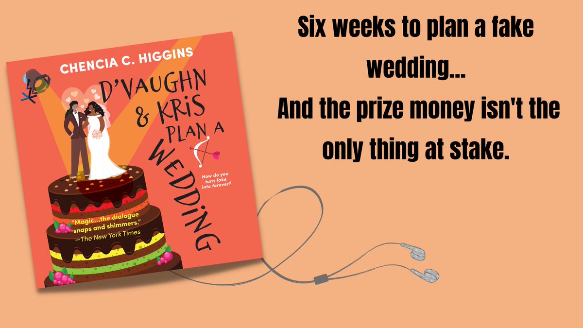 🌈 A Sapphic couple falling in love on a reality show? Sign us up! D'VAUGHN &amp; KRIS PLAN A WEDDING by <a href="/ChenciaCHiggins/">Newsprint Shawty 😎 she/her</a> will be out in audio 6/30! Read by <a href="/RebeccaLee_VO/">Rebecca Lee Speaks</a>. #booktwt