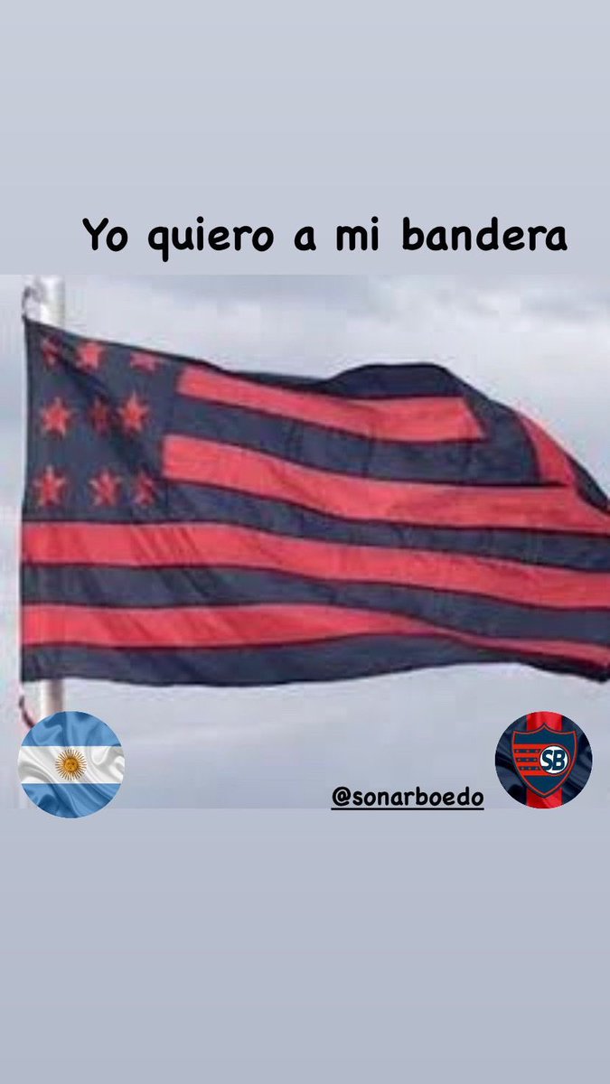 SonarBoedo's tweet photo. La bandera, los colores y el sentimiento de unión y libertad que pregonó Belgrano

Nuestros 9 fundadores que figuran en las estrellas y franjas de nuestra bandera oficial creyeron lo mismo

Y nosotros volveremos a unir al sanlorencismo

#FelizDiaDeLaBandera

#SoñarBoedo #SomosVos https://t.co/7KlP5Qm0IJ