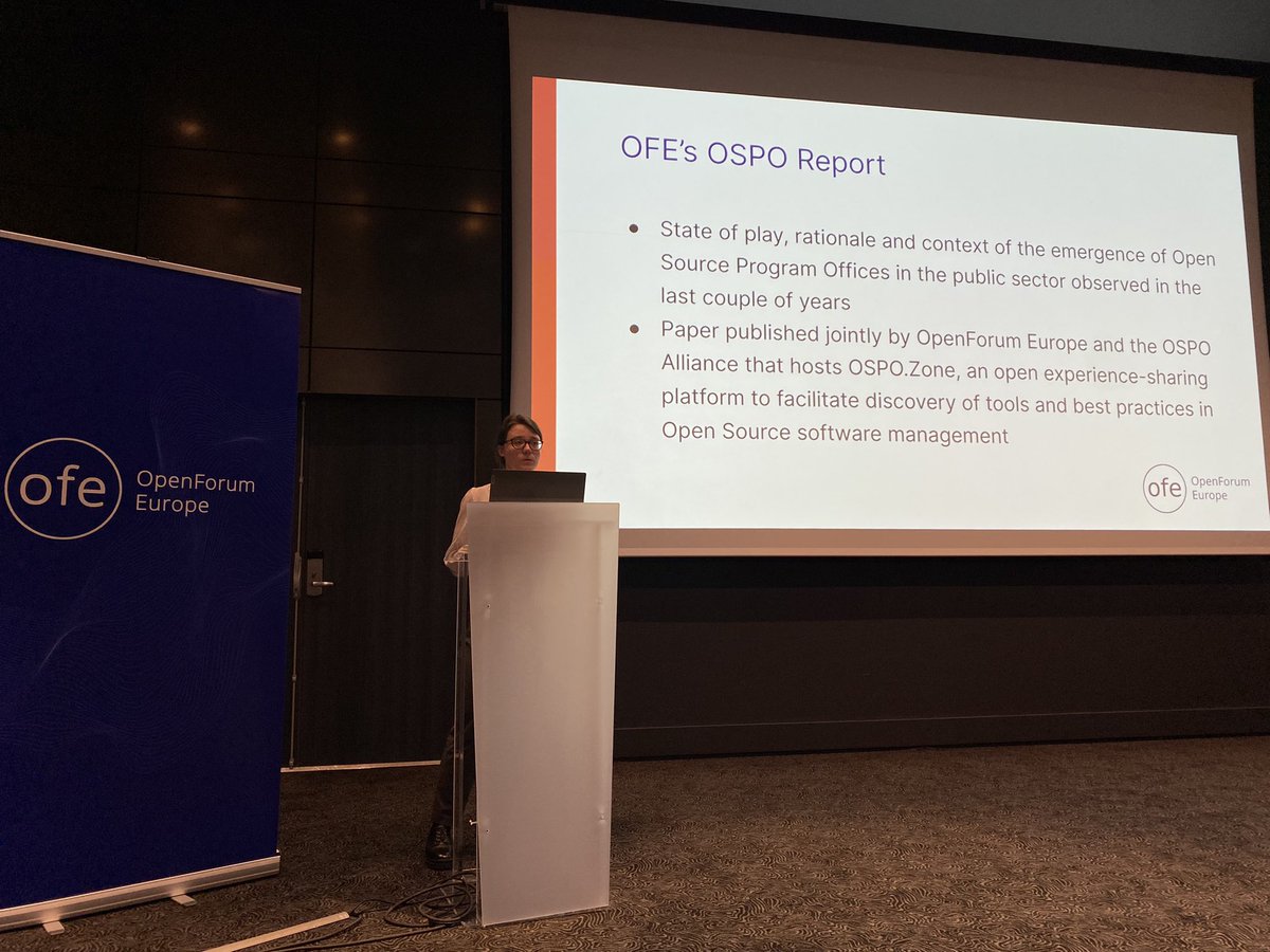 Congrats @OpenForumEurope #DA22eu on launch of #ospo report: openforumeurope.org/publications/t…