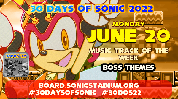 sonicstadium's tweet photo. It's Music Monday on #30DaysofSonic! This week, we're looking at Favourite Boss Themes. #30DOS22 https://t.co/Bi4QzY6rr6 #SSMB https://t.co/ve1GAVVCEi