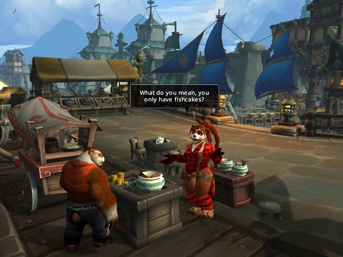 Beartrice_WoW's tweet photo. I dinged IRL today so Bear decided it was only fair that she should have cake as well! 🥳 Where better to find some, than the busy markets of Boralus! Her determination paid off! 🎈🍰🎂

#WorldofWarcraft #WoW #Warcraft #Pandaren #Birthday #Boralus #Cake #NarcissusAddon #FanArt https://t.co/pm3SttA4MF