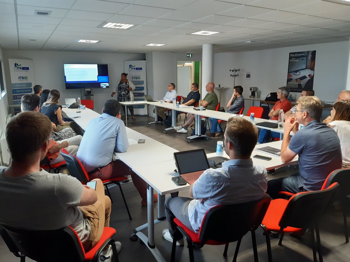 Une nouvelle réunion auprès des adhérents Vendéens de la <a href="/FFIE_fr/">FFIE</a> sur une thématique commune avec les plaquistes, les carreleurs et les plombiers sur les interfaces des salles de bains !