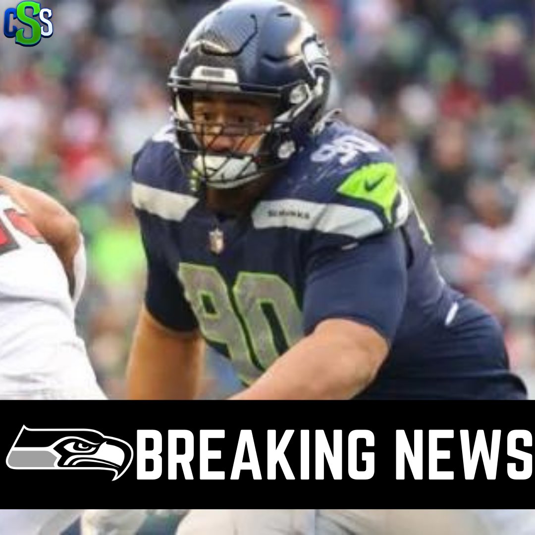 CirclingSports's tweet photo. BREAKING: The @Seahawks have extended DT Bryan Mone. 

Mone gets a 2-year, $12M extension. He has appeared in 24 games for Seattle in the last two seasons. 

#seahawks #bryanmone #seattleseahawks #nfl #NFLTwitter #GoHawks #NFCWest https://t.co/tgHOLCGcKY