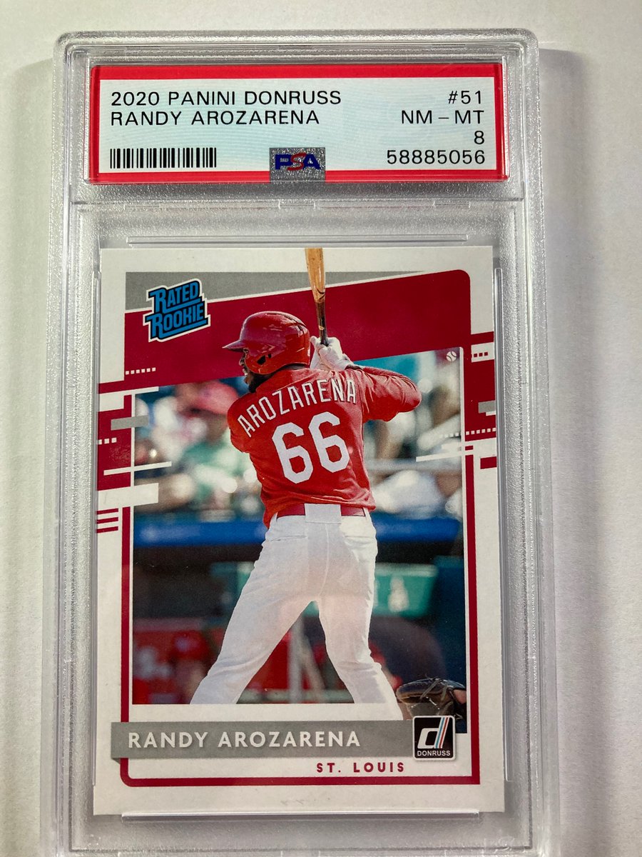 1218Sports's tweet photo. 🎁Appreciation Day Giveaway🎁

Winner will be picked Thursday

🔥Randy Arozarena Rated Rookie PSA 8

To enter
1. Follow
2. Retweet
3. Like

@sports_sell #MLB #Rays #Giveaway #TampaBay #Florida https://t.co/uYCTukMn9A