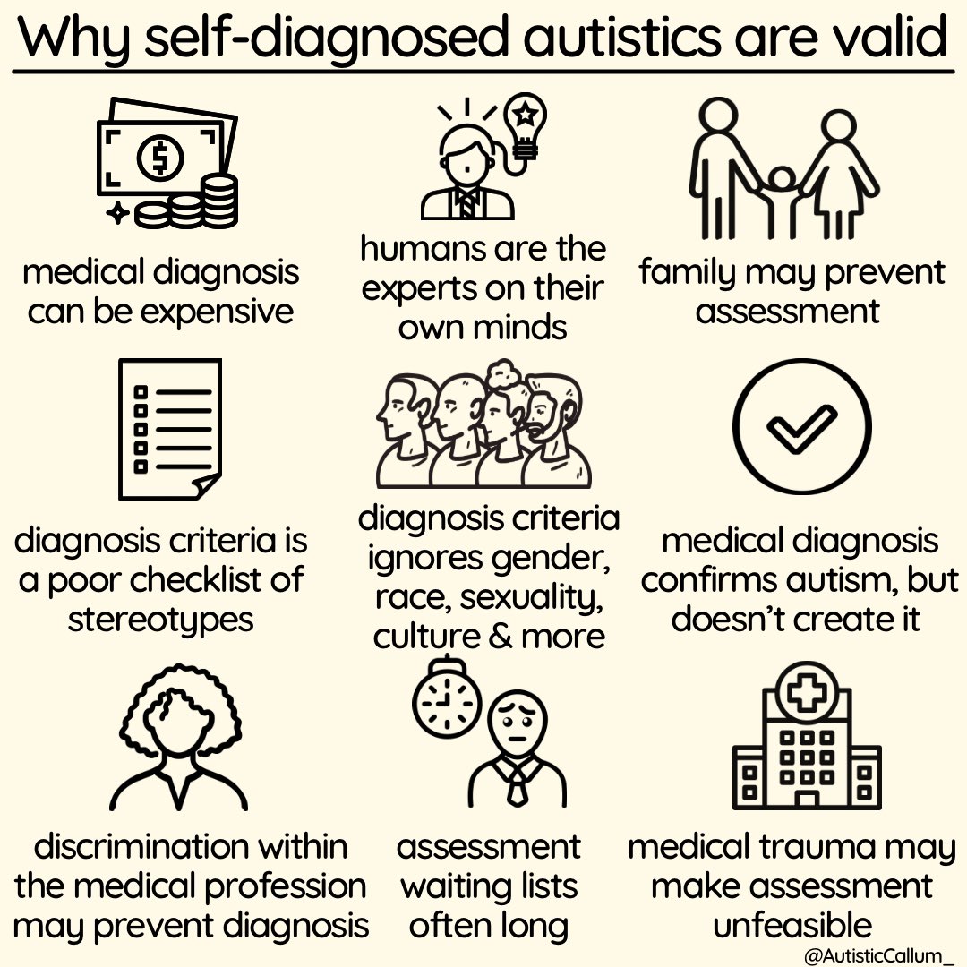 Is it okay to self diagnose autism?