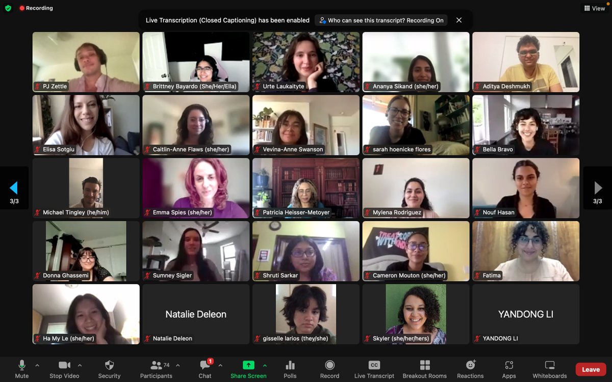 LARB_Workshop's tweet photo. Another year, another incredible cohort of #LARBPublishingWorkshop Fellows! We're proud to introduce these 70 Fellows joining us remotely from all over the globe. From future editors, to publishers, to agents, and everything in between, these students are the #futureofpublishing. https://t.co/xoOSbOGefh