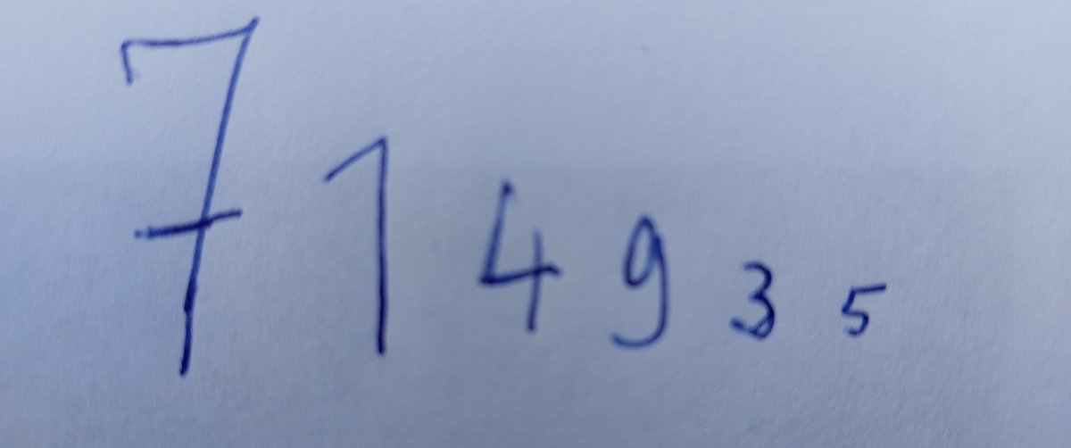 ILindekens's tweet photo. Toets 1e leerjaar
Schrijf de getallen van groot naar klein 7 , 1, 4, 9  3, 5 https://t.co/OKb0JonFQj