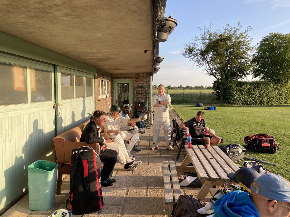 When the Captain turns up in black tie to a match…