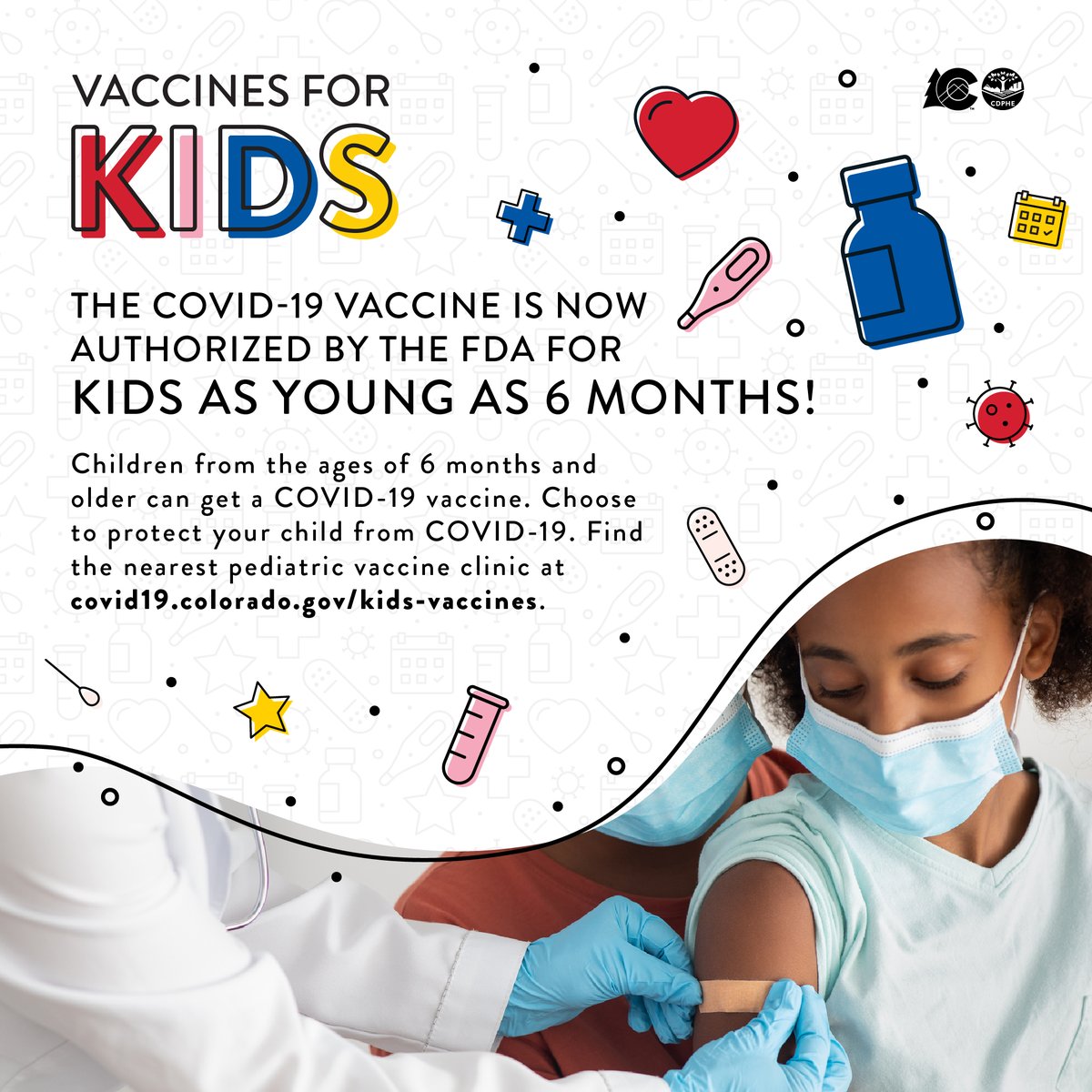 test Twitter Media - COVID vaccines are approved for children as young as 6 months. They can be given at the same time as other routine childhood vaccines. Plus, caregivers are entitled to paid time off from work to take their children to get vaccinated and for recovery time. https://t.co/XsMAnXXylx https://t.co/eb1qaFYR2A