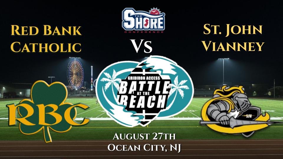 WJFCA2020's tweet photo. https://t.co/AiXS9n1oc2

🚨🚨🚨🚨🚨

Arch Bishop Wood of PA has been replaced at Battle at the Beach 

Rivalry Game Now 

Purchase tickets 🎟 https://t.co/ahzKxpRuvw