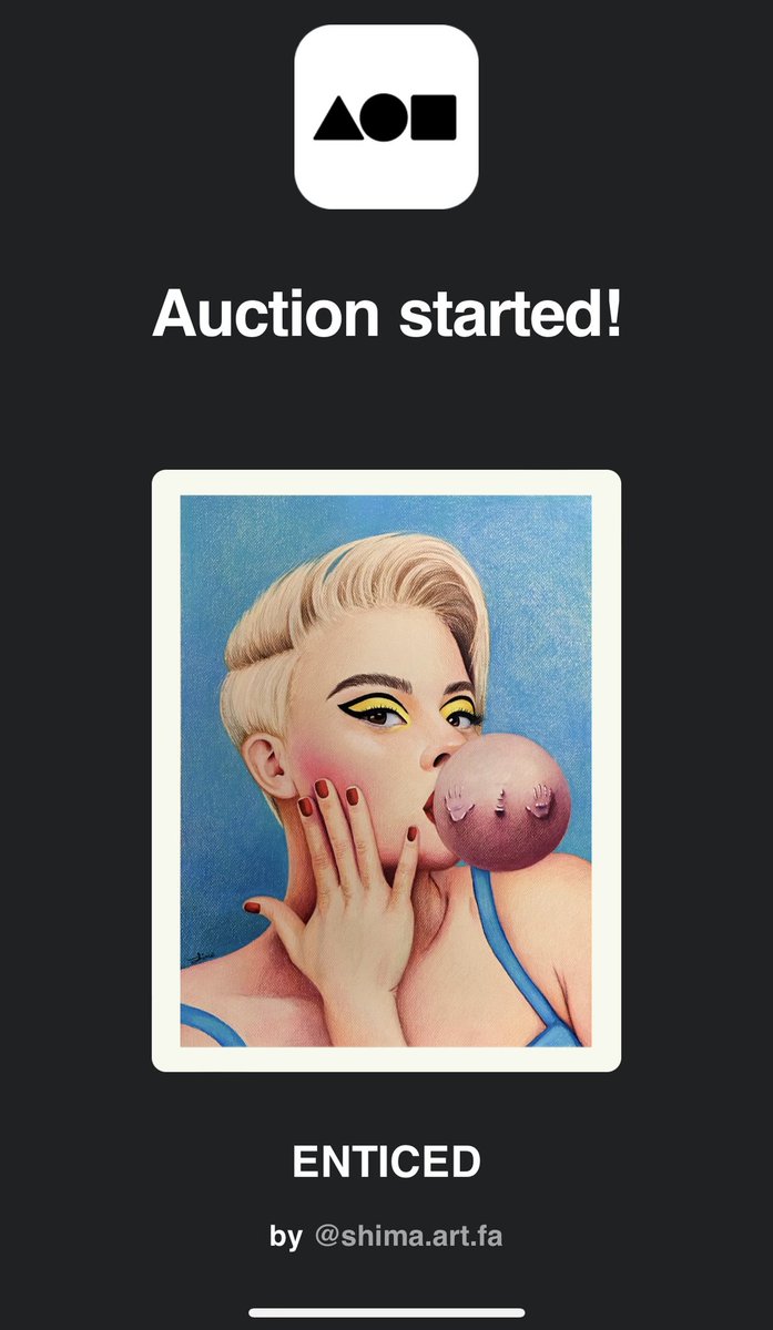 Shimaartfa's tweet photo. Auction started on “ENTICED” by my dear friend @ed11t 🤩🤩 

https://t.co/nwzDtAEwHg

#NFTCommunity #nftart #Auction #FoundationNFT #nftcollector https://t.co/nPRHGjme1F