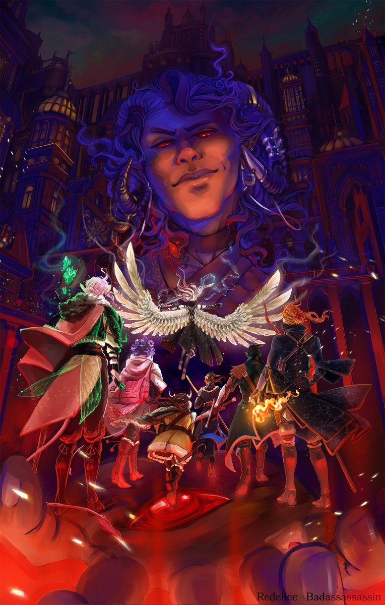 Badassassassin's tweet photo. Astral Reign.

My favourite arc from campaign 2.

#criticalrolefanart #CriticalRole #ThrowbackMonday https://t.co/hQrQQPeJRF