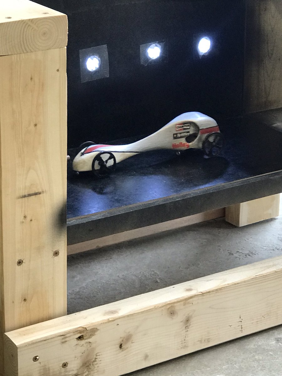 Mr_Huber's tweet photo. What do you give a couple students that excel in everything you give them? You challenge them with very little to no direction. Challenge accepted! Now we have our very own wind tunnel for testing aero dynamics at DCVI. #AMDSB #SHSM #DCVI #TechEducation. https://t.co/N2wtcuo6Mp