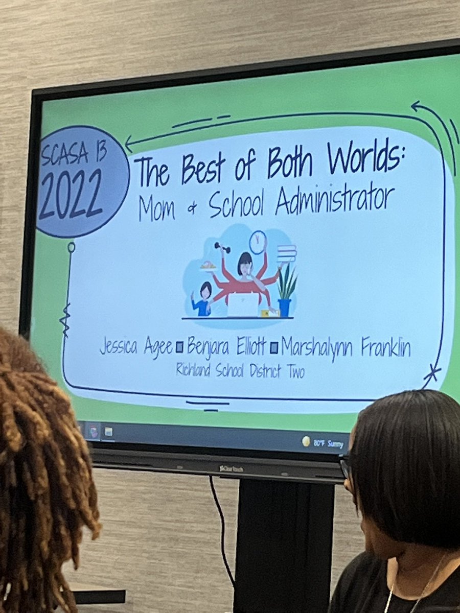 PrincipalWOOdy's tweet photo. 1st breakout session at #SCASAi3 was amazing. “Best of Both Worlds” led by #leadHERS from @RichlandTwo was amazing. A room full of admin juggling home/work balance, left with laughs, tips, and new relationships to last a lifetime! Thank you ladies!!! #loveSCschools #balance https://t.co/peLZwiiCwC