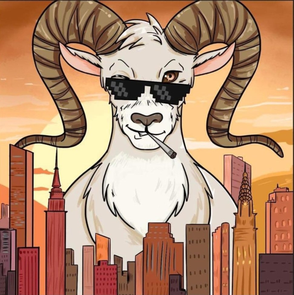 RoyalGoatsClub's tweet photo. The @RoyalGoatsClub has made its presence at the #NFTNYC. Come say hello to the Royals @devinolivia @nftbunnyx @madcansler @TheDevanLeos @aaronvick 

#NFTNYC2022 #nft #nfts #NFTCommunity #nftart https://t.co/6Mv55F8bQO