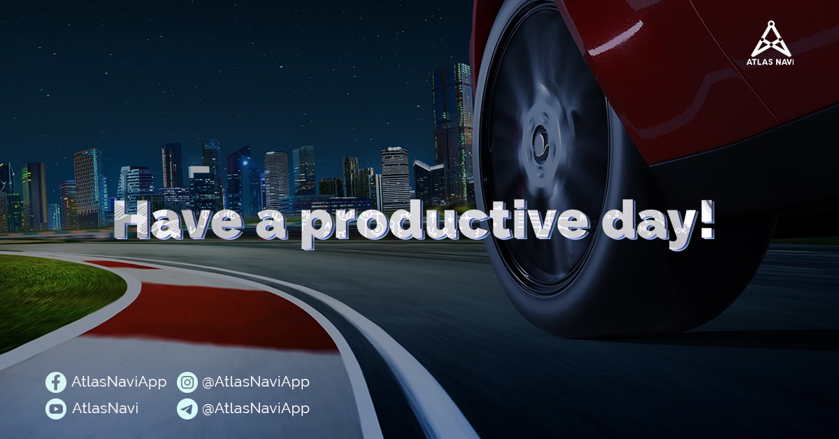 #GM Atlas Navi Fam!

Happy #WorldProductivityDay! Have a productive day, and #drive safe!