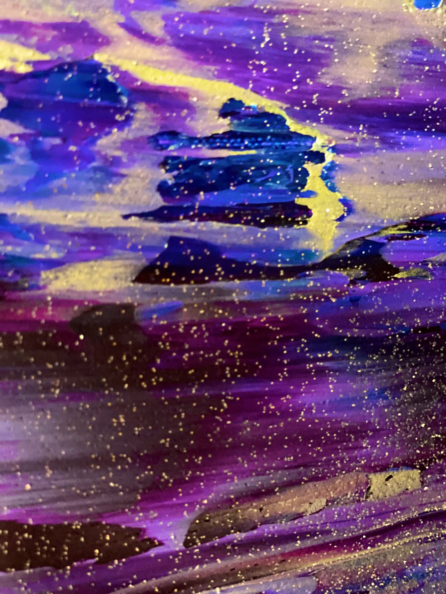 Talking to the moon <a href="/artbymrsnama/">NaMa</a> #artist #art #abstractartwork #mondaythoughts
