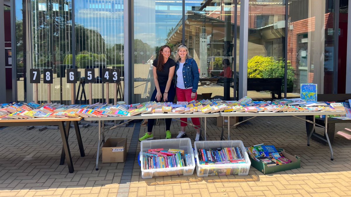 BromsPrep's tweet photo. Thank you to everyone who came to buy their summer read at the Prep PA book sale today. We hope you enjoy your books. #BromsPA #BromsPrepPA #BookSale #SummerReading https://t.co/aqwTmaBLhk