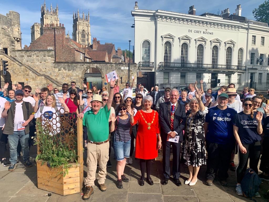 And they are off! #York #LegalWalk