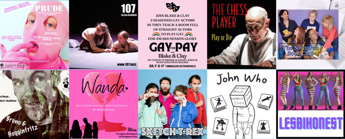 Discover the amazing lineup for this year’s in-person Toronto Fringe Festival! We have a fabulous array of diverse programming, swipe to see some of the productions that will be on from July 6th – 17 at multiple venues across Toronto. Tickets on sale in 2 DAYS!
