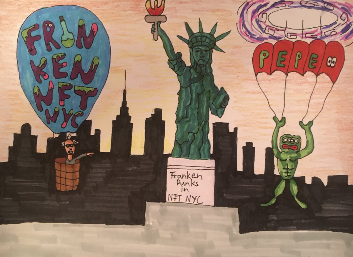 3dFrankenPunks's tweet image. Yess.. my assistants and I have invaded the city.. and soon the statue of LibETHrty will be OURSSS

MWUHAHAHAHAHAHA